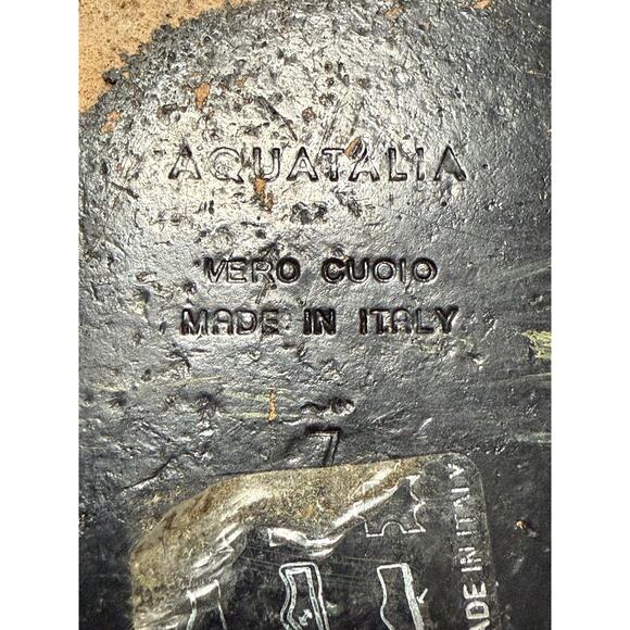 Aquatalia Revy Soft Suede Loafers Italy Weatherproof Flats Women's Size 7 Blue - Picture 7 of 12